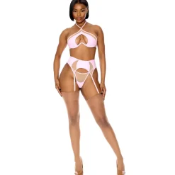Forplay Catch My Wave mesh-alusasusetti 3 osaa orkidea