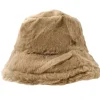 Fuzzy bucket hattu beige