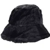 Fuzzy bucket hattu musta