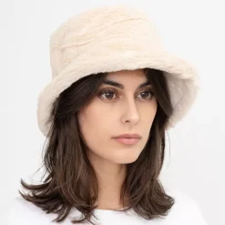 Fuzzy bucket hattu musta