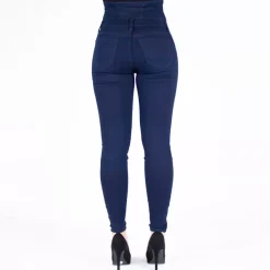 Girl Vivi Buttoned high waist stretchfarkut t.sininen