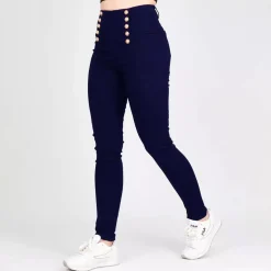 Girl Vivi Buttons stretch-housut navy
