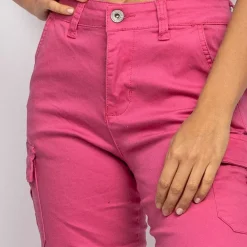 Girl Vivi cargohousut pinkki