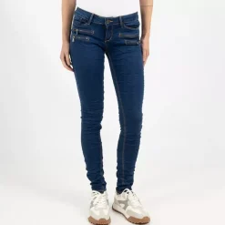 Girl Vivi Distressed farkut tummansininen