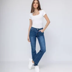 Girl Vivi Flared strechfarkut sininen