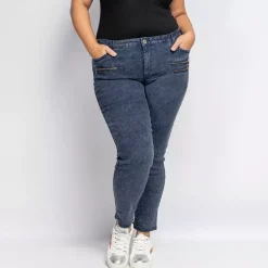 Girl Vivi housut vetoketjuilla sininen