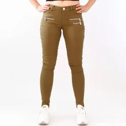 Girl Vivi stretchfarkut khaki