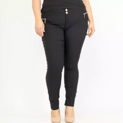 Girl Vivi stretch-housut musta