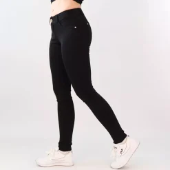 Girl Vivi stretch-housut musta