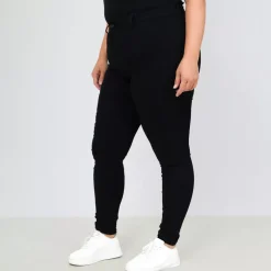 Girl Vivi stretch-housut musta