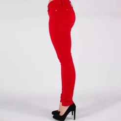 Girl Vivi stretch-housut punainen