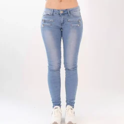 Girl Vivi Super Low stretchfarkut vaaleansininen