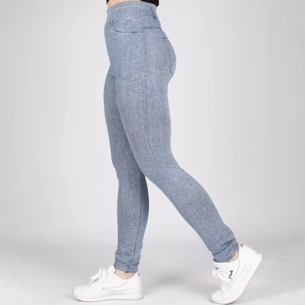 High Waist jeanslook leggingsit
