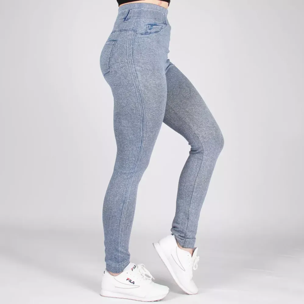 High Waist jeanslook leggingsit