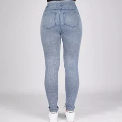 High Waist jeanslook leggingsit