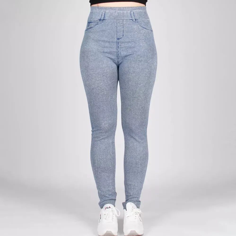 High Waist jeanslook leggingsit
