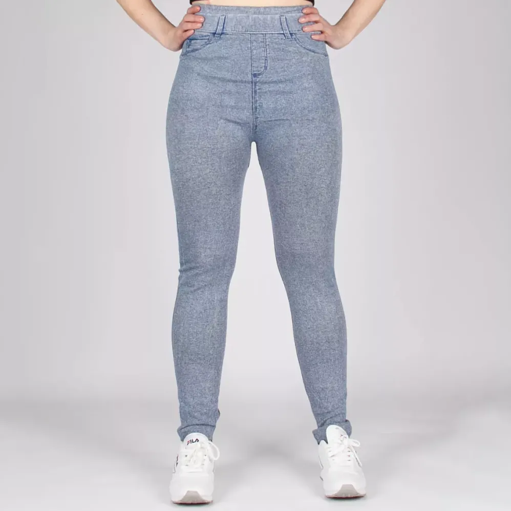 High Waist jeanslook leggingsit