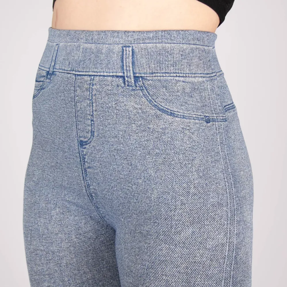 High Waist jeanslook leggingsit