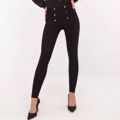 Jeans Louis Francoise stretch-housut musta