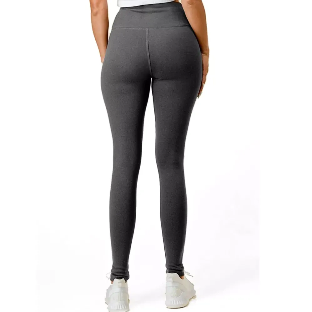 Just Love Fleece lämpöleggingsit harmaa