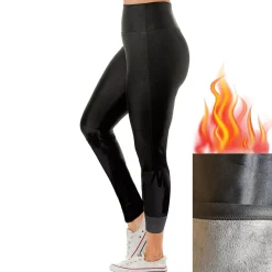 Just Love vuoratut leggingsit musta