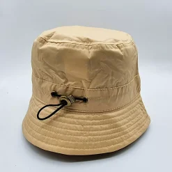 Kalastajanhattu kuminauhalla beige