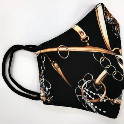 Kasvomaski Golden Jewellery musta
