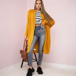 Kesi Anu neuletakki mustard