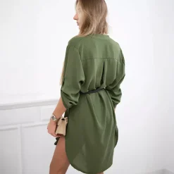 Kesi Debby tunika vyöllä khaki