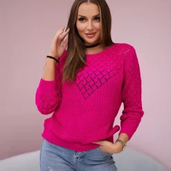 Kesi Decorative neulepaita fuksia