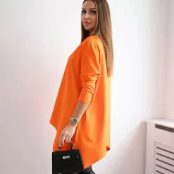Kesi Ida epäsymmetrinen tunika oranssi