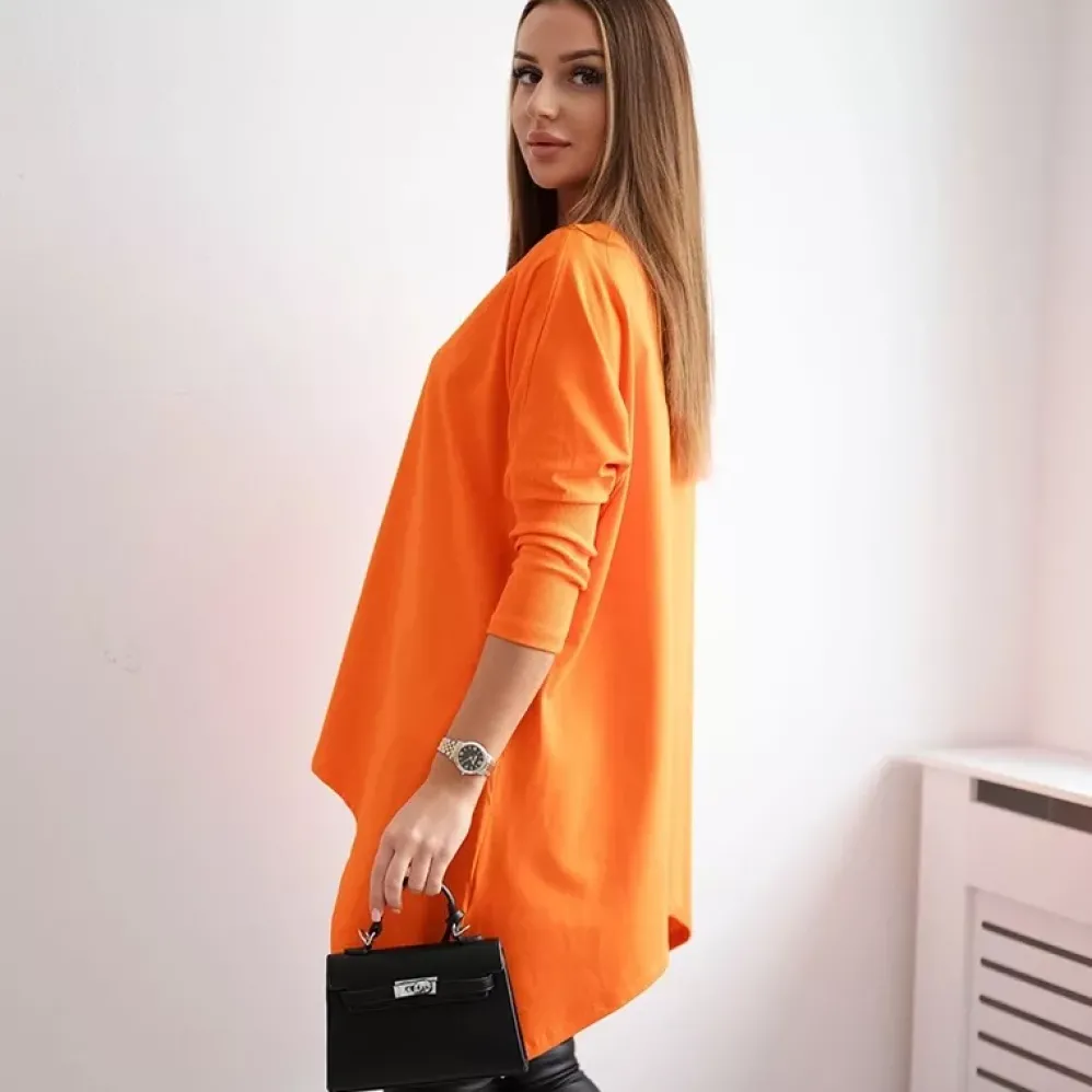 Kesi Ida epäsymmetrinen tunika oranssi