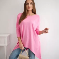 Kesi Ida epäsymmetrinen tunika pinkki