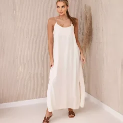 Kesi Michel maksimekko beige light