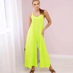 Kesi Yasmin jumpsuit neonvihreä