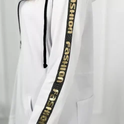 Kesi Zip Back hupparitakki valkoinen