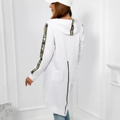Kesi Zip Back hupparitakki valkoinen