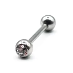 Kielikoru barbell strassilla kirkas
