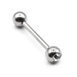 Kielikoru barbell strassilla kirkas