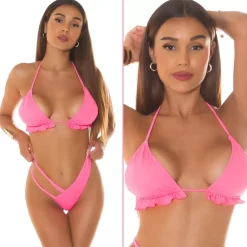 Koucla bikinit neonkoralli