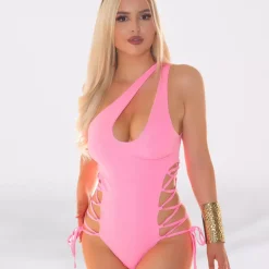 Koucla monokini pinkki