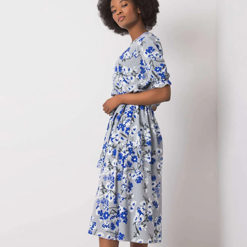 Lakerta Harleigh mekko harmaa/kukkakuvio