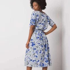 Lakerta Harleigh mekko harmaa/kukkakuvio
