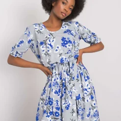 Lakerta Harleigh mekko harmaa/kukkakuvio