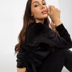 Lakerta Jazlyn velourpaita musta