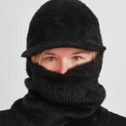 Lipallinen balaclava pipo musta