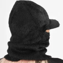 Lipallinen balaclava pipo musta