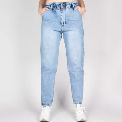 Lose Jeans Andreina Mom farkut vaaleansininen