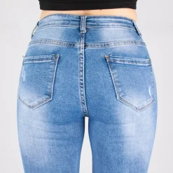 Miss Bon skinny stretchfarkut sininen