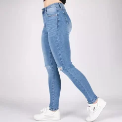 Miss Bon stretchfarkut keskisininen